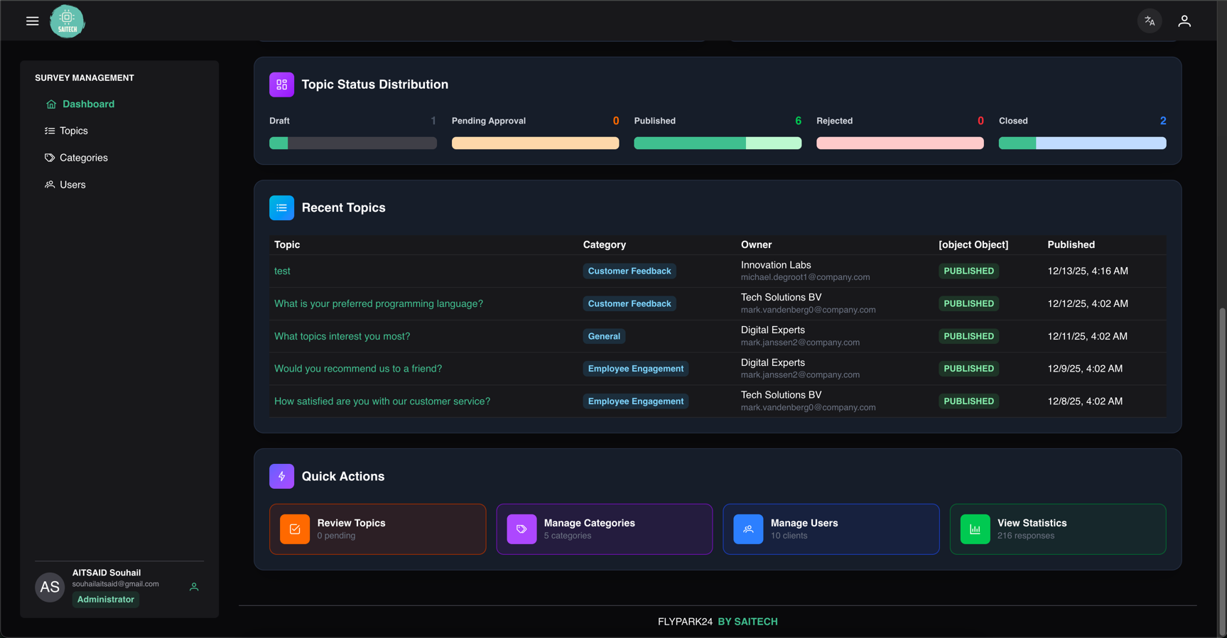 E-Survey Platform — 5