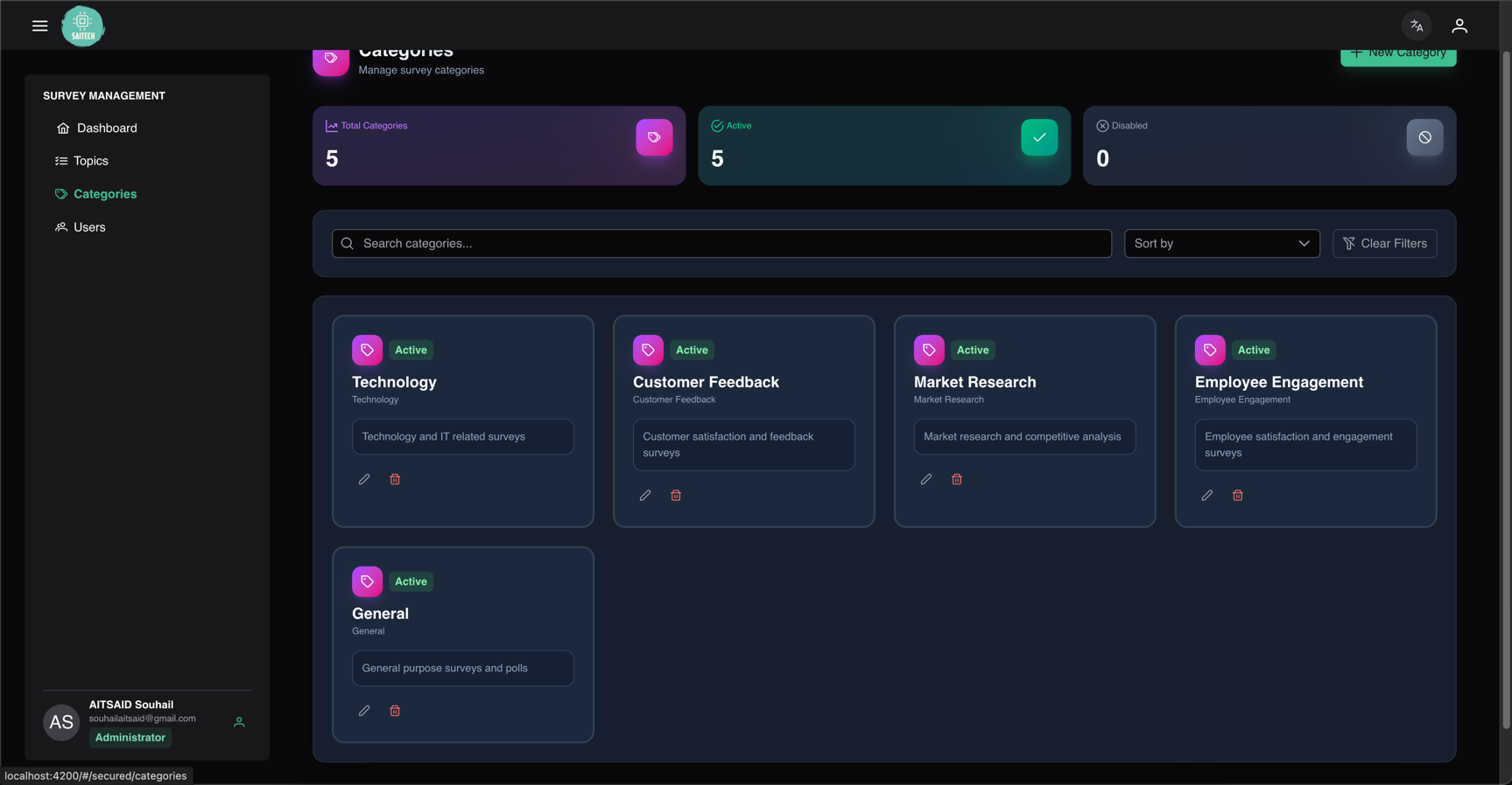 E-Survey Platform — 7