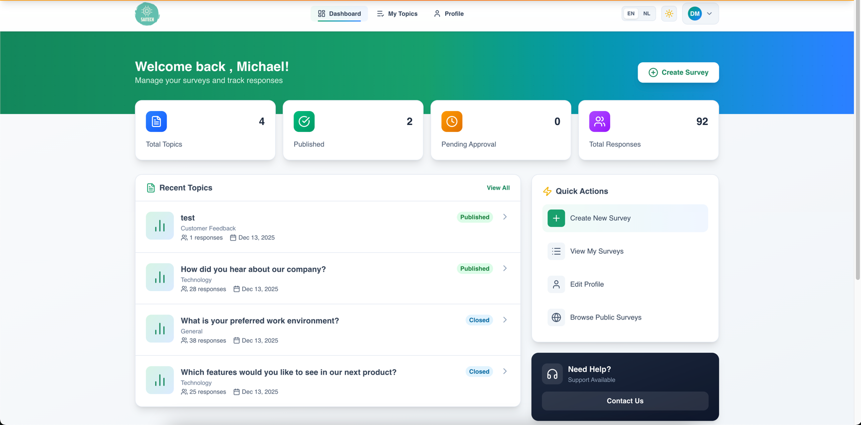 E-Survey Platform — 8