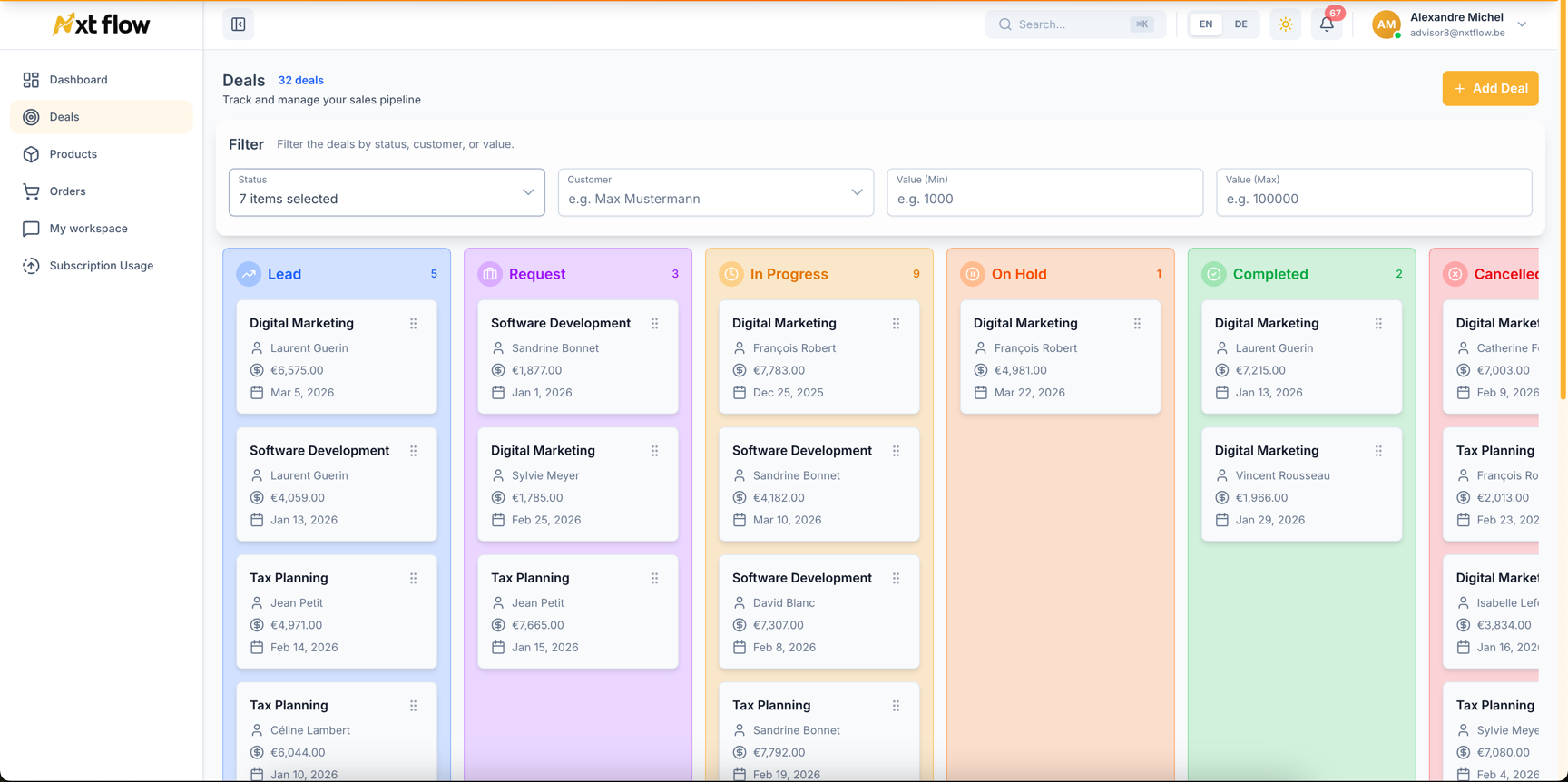 NxtFlow - Customer & Sales HQ — 6