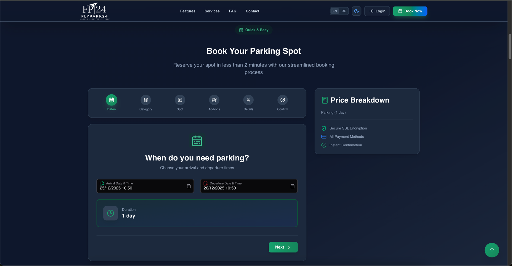 E-Parking Platform — 2